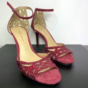 Antonio Melani Red Strappy Heels